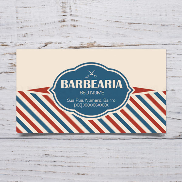 Cartão de Visita para barbeiros