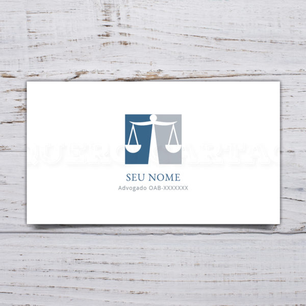 Cartão de visita de advogado