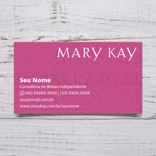 Cartão de visita Mary Kay