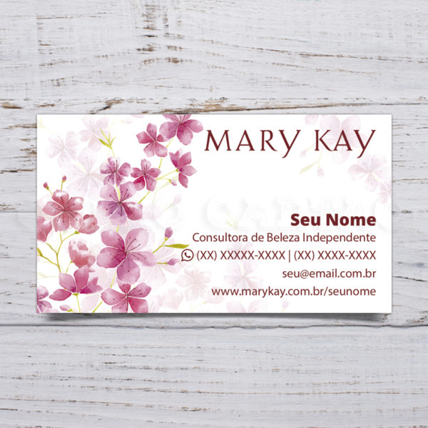 Cartão de visita Mary Kay