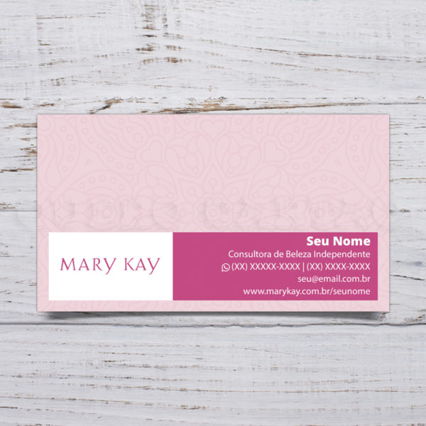 Cartão de visita Mary Kay