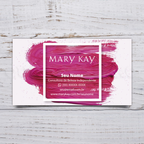 Cartão de visita Mary Kay