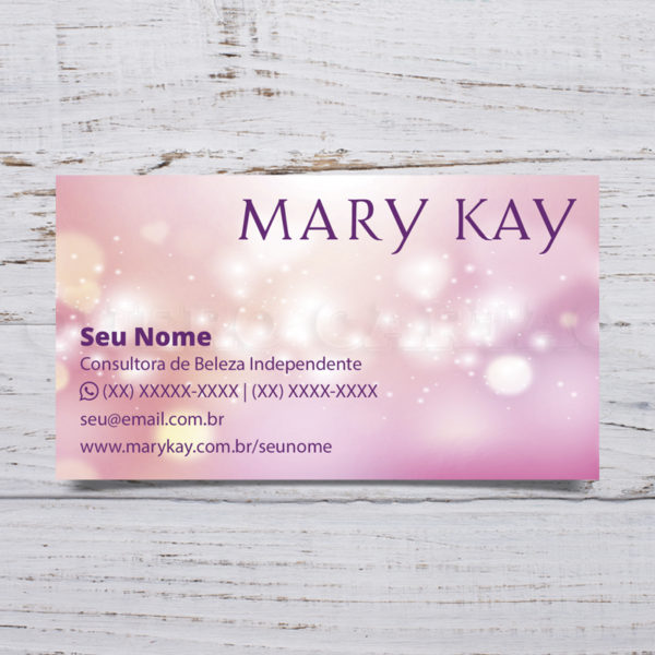 Cartão de visita Mary Kay