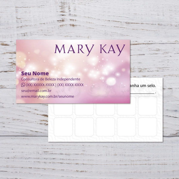 Cartão Fidelidade Mary Kay