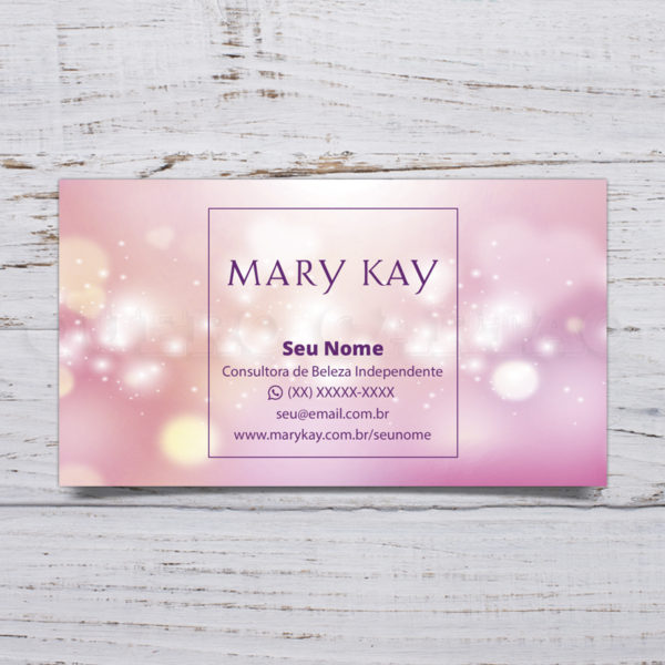 Cartão de visita Mary Kay