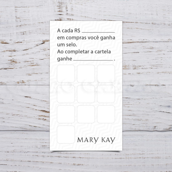 Cartão Fidelidade Mary Kay