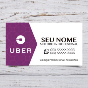 Cartão de visita para Uber