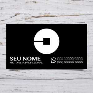 Cartão de visita para Uber